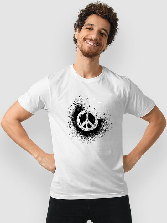 Boldbasics – تي شيرتات Disintegrated Peace للرجال 