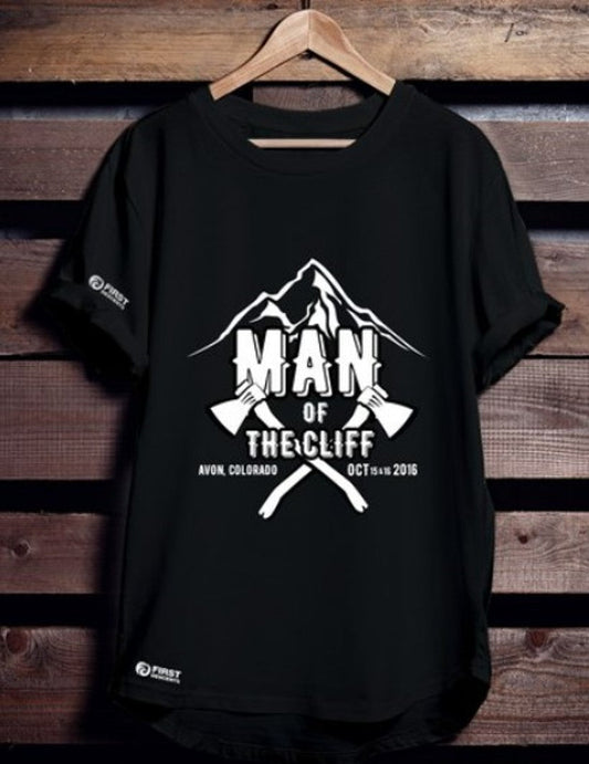 Boldbasics – تي شيرت رجالي مطبوع بقصّة عادية من MAN OF CLIFF 