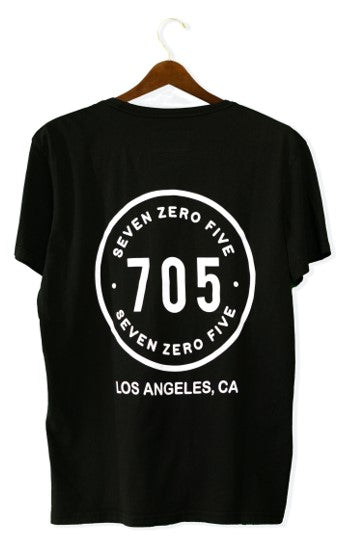 Boldbasics: تي شيرت Los Angeles 705 رجالي مطبوع بقصّة عادية 