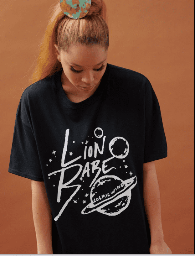 Boldbasics – تي شيرت نسائي بقصّة عادية مطبوع عليه صورة Lion Babe
