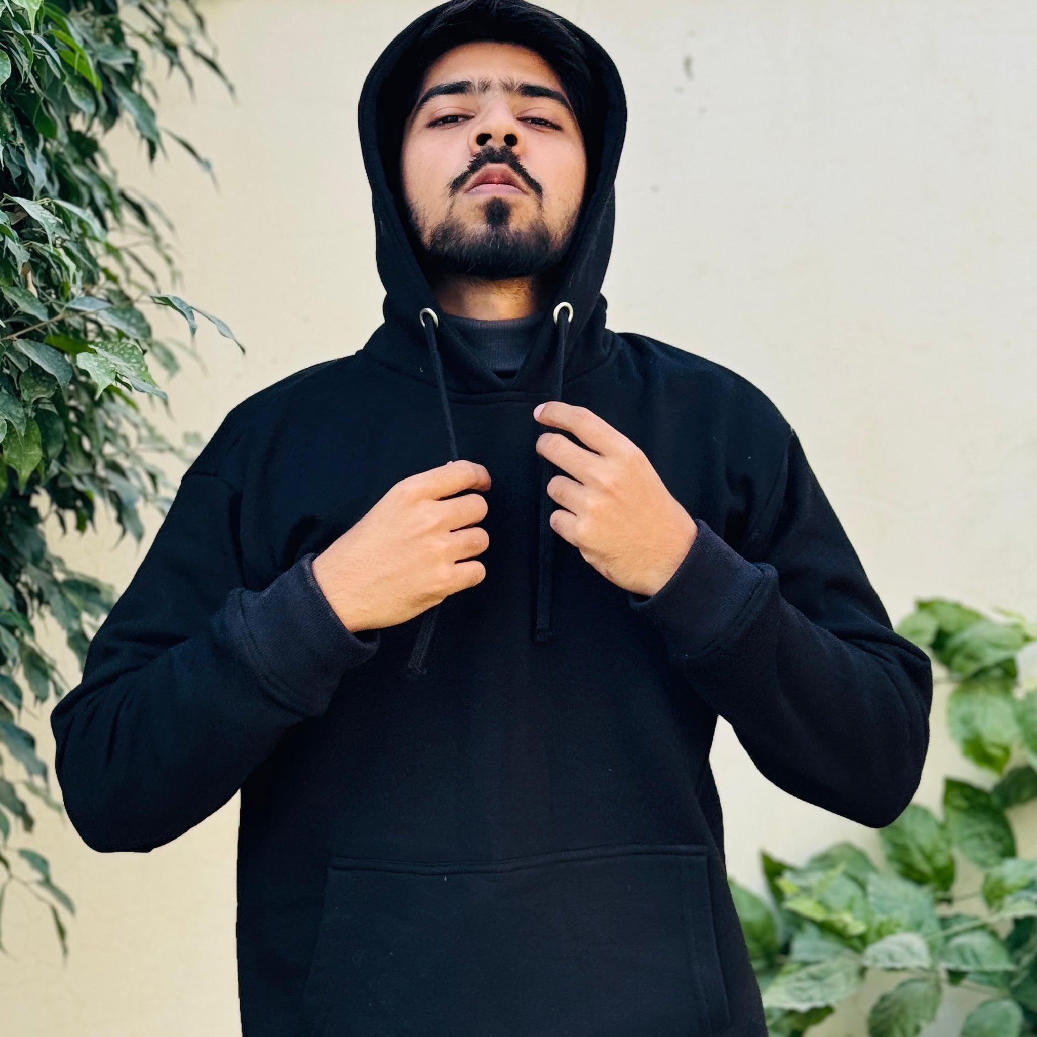 Bold Basics Boxy - Exotic Black Boxy fit Hoodie