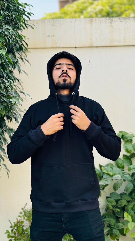 Bold Basics Boxy - Exotic Black Boxy fit Hoodie